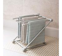 Washcloth Holder Dish Rag Cloth Holder, Home Kitchen Countertop Dishcloth Storage Rack, 4 Arms Folding Dishcloth Holder for Home, Bathroom, Kitchen(Grey)