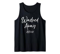 Washed Away Acts 8:22 Christian After Baptism Bible Verse Tank Top