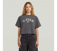 Washed Boxy T-Shirt - Black - Women XS