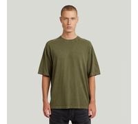Washed Boxy T-Shirt - Green - Men M