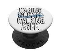 Washed Clean Walking Free PopSockets Adhesive PopGrip