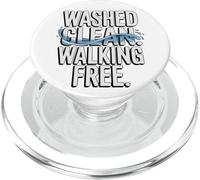 Washed Clean Walking Free PopSockets PopGrip for MagSafe