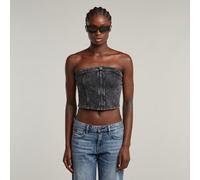 Washed Corset - Grey - Women M