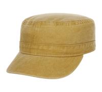 Lipodo Washed Cotton Army Cap Urban Unisex Summer Mustard One Size