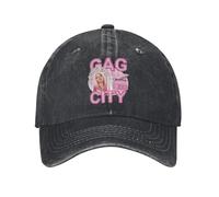 Washed Cotton Washed Baseball Cap Gag City Minaj Queen of Rap Summer Trucker Hat for Unisex-Teens Vintage Running Sun Baseball Gift