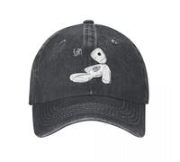Washed Denim Adjustable Baseball Cap Korn Metal Rock Band Unisex Style Baseball Caps Doll Logo Distressed Washed Caps Hat Vintage Outdoor Running Golf Sun Cap
