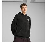 Washed Effect Hoodie Puma Class Black