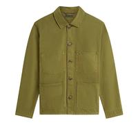 Washed Flag Embroidery Denim Chore Jacket- male- Tommy Hilfiger- Light Jackets- Green- S- Jackets S