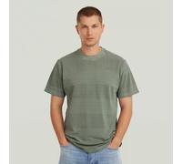 Washed Jacquard T-Shirt - Green - Men M