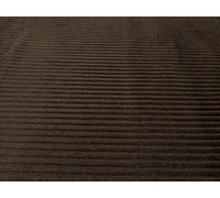 Washed Jumbo Cord 4.5 Wale Cotton Velvet Fabric Material Dark Brown, 1/8Mtr 35cmx50cm