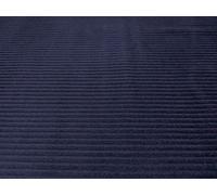 Washed Jumbo Cord 4.5 Wale Cotton Velvet Fabric Material Navy, 1Mtr 140cmx100cm