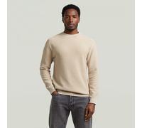 Washed Knit Pullover - Beige - Men XL