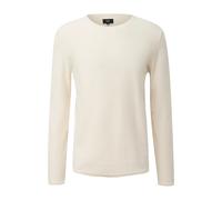 Washed Knit Pullover with Rolled Hem QS Blanc XL