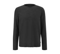 Washed Knit Pullover with Rolled Hem QS Gris M