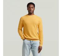 Washed Knit Pullover - Yellow - Men M