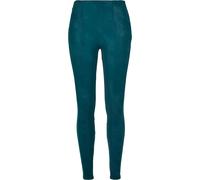 Washed leather Trousers for women Urban Classics Bleu XS