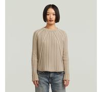 Washed Loose Knit - Beige - Women M