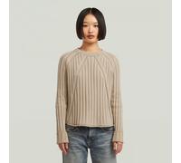 Washed Loose Knit - Beige - Women XS
