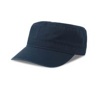 Washed military baseball cap Atlantis Headwear Uniform-S Bleu TU