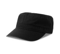 Washed military baseball cap Atlantis Headwear Uniform-S Noir TU