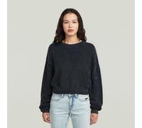 Washed Pocket Loose Knit - Dark blue - Women XL