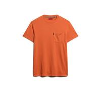 Washed pocket T-shirt Superdry Essential Orange S