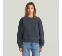 Washed Relaxed Sweater - Dark blue - Women M