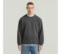 Washed Sweater Long Sleeve - Black - Men M