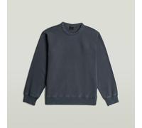 Washed Sweater Long Sleeve - Dark blue - Men XS