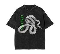 Washed T Shirt Deftones Snake Band Hip Hop Vintage T-Shirts Street Private Music Album Men Women Streetwear Cotton Summer Tees 5XL 3