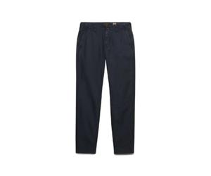 Washed tapered chinos Superdry Noir 34x32