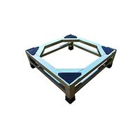 Washer Adjustable Washing Machine Base Adjustable Base Stand with 4/8/12 Legs Home Appliances Work Platform Width/Length 40-65cm Tumble Dryer Base Tray Height 24-27cm for Air Condit
