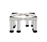 Washer Adjustable Washing Machine Base Upgraded Washing Machine Stand Adjustable Dryer Raiser 18.5-21.5cm Heavy Duty Fridge Freezer Stand Telescopic Cookers Anti-Vibration for Air