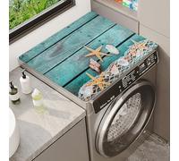 Washer And Dryer Cover For Top Non-Slip Washing Machine Silicone Rubber Mat Dust-Proof Machine Fridge Top Protector Cover Pad Washers Refrigerator Home Kitchen Laundry Room Rug (Color 3,50x50cm)