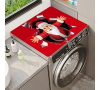 Washer And Dryer Cover For Top Non-Slip Washing Machine Top Protector Mat Dust-Proof Machine Washer And Dryer Top Cover Mat Washers Refrigerator Home Kitchen Laundry Room (Color 1,60 x50 cm)