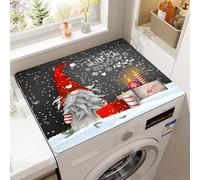 Washer And Dryer Cover For Top Non-Slip Washing Machine Top Protector Mat Dust-Proof Machine Washer And Dryer Top Cover Mat Washers Refrigerator Home Kitchen Laundry Room (Color 2,60 x50 cm)