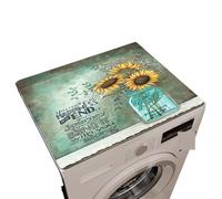 Washer and Dryer Covers for The Top Drying Mat Dust Household Roller Washer Dryer On Top Of Refrigerator Absorbent(Color 7,30x40cm)
