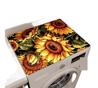 Washer and Dryer Covers for The Top Drying Mat Dust Household Roller Washer Dryer On Top Of Refrigerator Absorbent(Color 6,20x30cm)