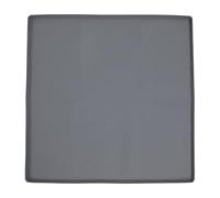 Washer and Dryer Top Cover Silicone Dust Proof Water Proof Universal Protector Mat for Laundry Room Appliances 23.62 X 23.62in (Grey)