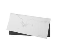 Washer and Dryer Top Mat Anti Slip Stability White Marble | Square 60x60cm Diatomaceous Earth Cover, Raised Edge Design, for Laundry Room and Kitchen Use