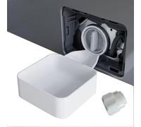 Washer Drain Pan, Washing Machine Filter Drain Tray with Baffle, Nut