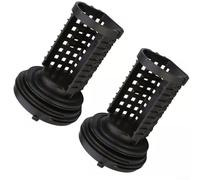 Washer Drain Pump Filter Trap 383EER2001A for LG Washing Machines Easy Install Lint Debris Removal Part Black(2pcs)
