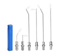 Washer Drum Clearing Nozzle Needle Set Stainless Steel Pressure Washer Tip with Long and Short Reach Designs Coil Rinse