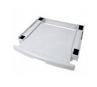 Washer-Dryer Connector Pull-Out Shelf 60 cm White