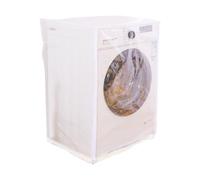 Washer Dryer Cover - Clear Waterproof PVC Laundry Guard, Easy Access Zippered Protective Wrap, Durable Machine Shield | Practical Home Appliance Care Accessory For Apartment Dorm School Indoor