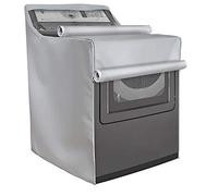 Washer Dryer Cover for Top-loading Machine UCARE Waterproof Protective Top Front Loader Cover with Zippers 29.5 * 28.7 * 34.6/43in (Silver)
