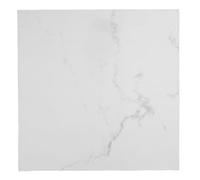 Washer Dryer Cover Mat White Marble Square 60cm X 60cm