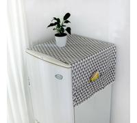 Washer Dryer Covers for Top, Washing Machine Covers with 6 Storage Bags, Home and Kitchen Universal Appliance Cover for Washer, Dryer, Fridge & Microwave