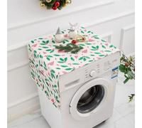 Washer Dryer Covers for Top, Washing Machine Covers with 6 Storage Bags, Home and Kitchen Universal Appliance Cover for Washer, Dryer, Fridge & Microwave