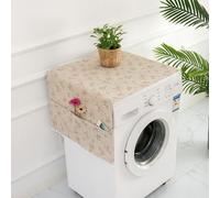 Washer Dryer Covers for Top, Washing Machine Covers with 6 Storage Bags, Home and Kitchen Universal Appliance Cover for Washer, Dryer, Fridge & Microwave